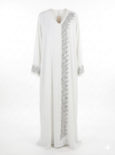 De "Midnight Shimmer" Abaya
