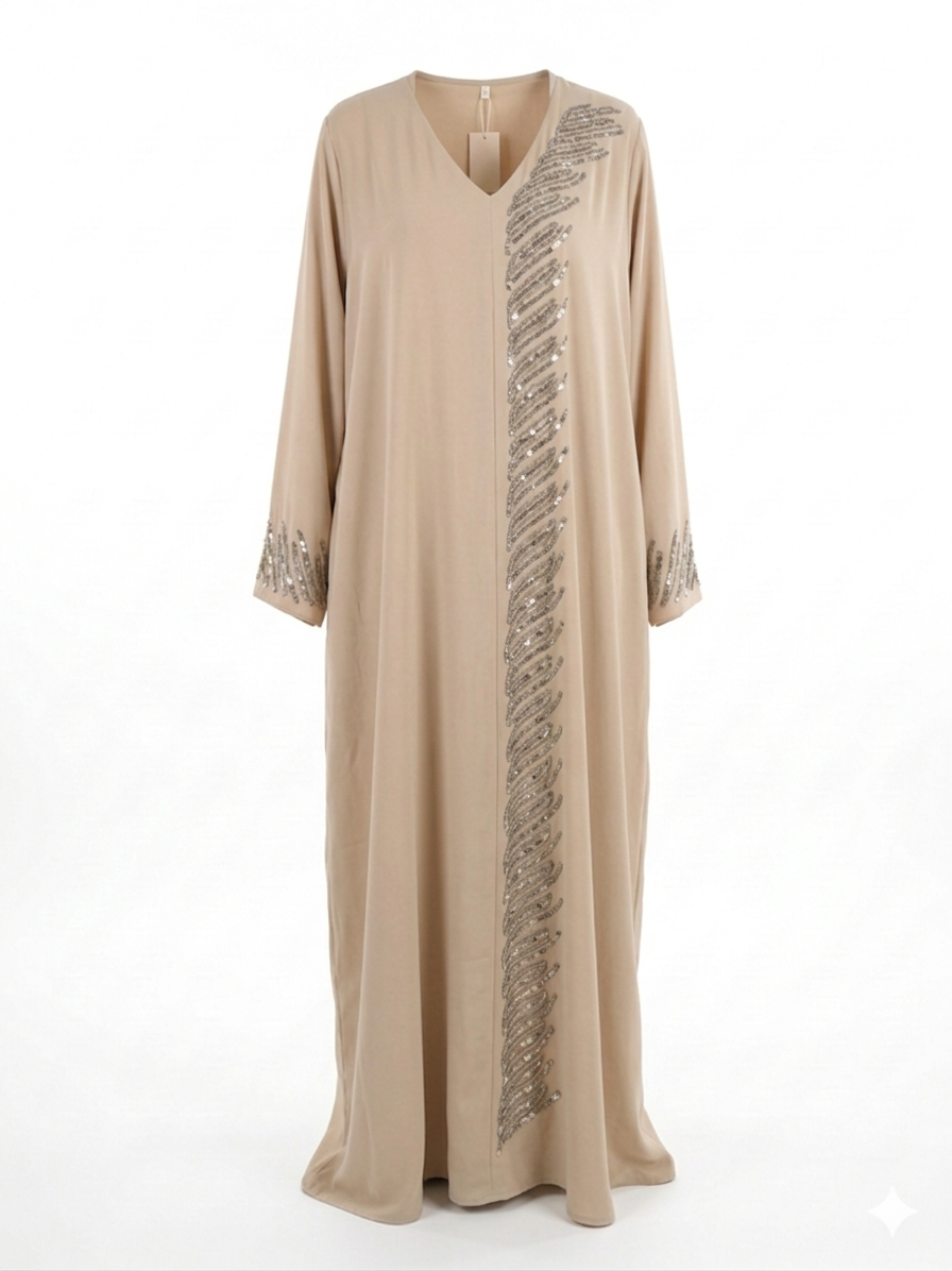 De "Midnight Shimmer" Abaya (launch oktober)