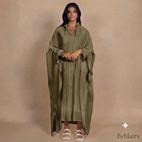 Sahara butterfly abaya - groen
