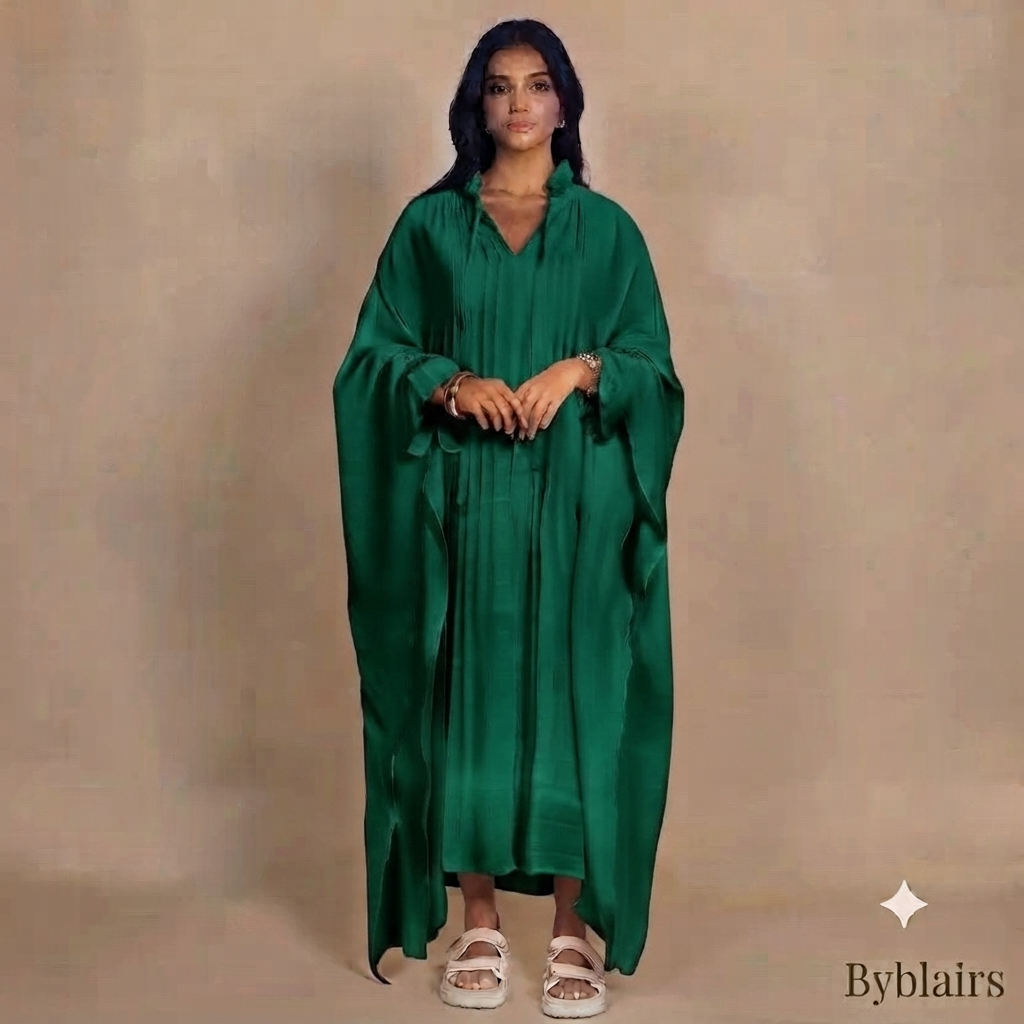 Sahara butterfly abaya - groen