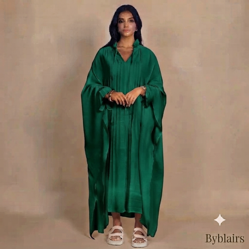 Sahara butterfly abaya - groen