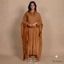Sahara butterfly abaya - bruin choco