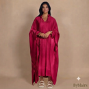 Sahara butterfly abaya - roze