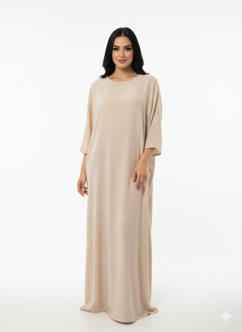 Jurk met glitters en verstelbare strik achterkant - 10321