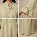 Sahara butterfly abaya - mint groen