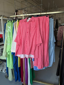 S ruitjes broek set rood medium