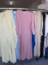 Nadia nude roze flora jurk