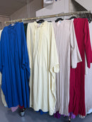 Besmabesma kobalt blauw en butter yellow en beige en roze flora jurken en roze en licht blauw ruitjes broek set en rok set viscose groen