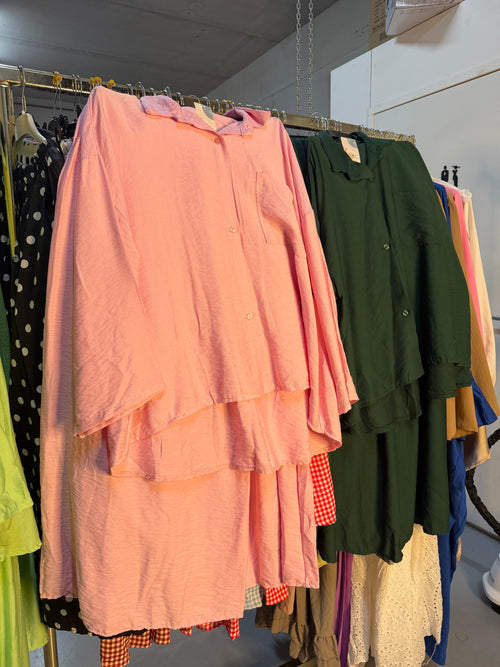Inaya roze en donier groen rok setjes