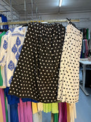 Nassira wit en zwarte rok met witte stippels