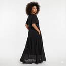 Lella short sleeves dress black