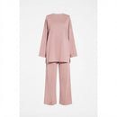 Comfy co-ord set met lange top en oversized broek - 6033