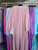 Nesta nude roze flora jurk