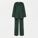 Comfy co-ord set met lange top en oversized broek - 6033
