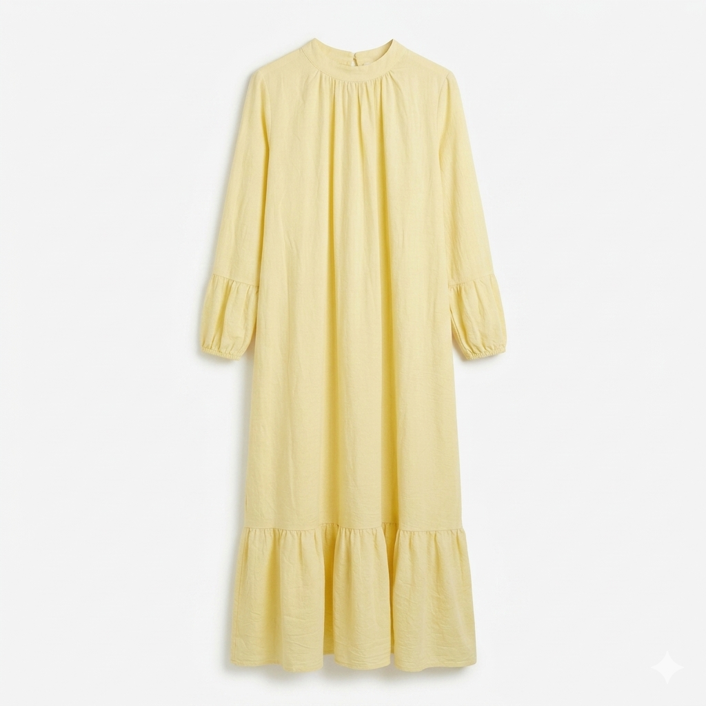 Soleil et Coton – Jouw favoriete Zomerse Maxi licht geel