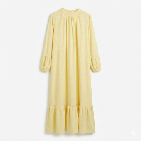 Soleil et Coton – Jouw favoriete Zomerse Maxi licht geel