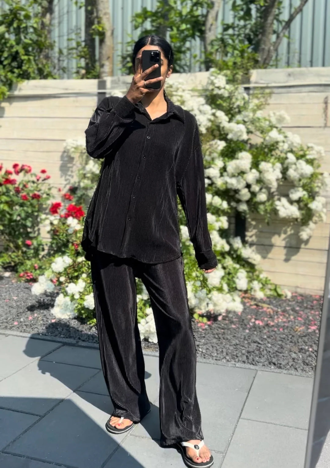 AMBER PLISSE TWINSET