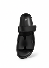 H slippers zwart