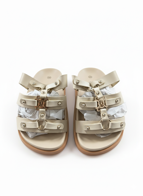 Celine zand beige slippers