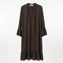 Soleil coton maxi jurk - Brown