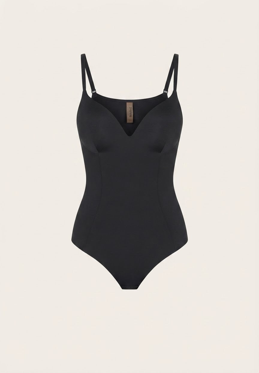 Bodysuit van katoen zwart