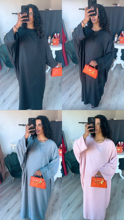 SS25 - Zomer wijde jurk met mouwen