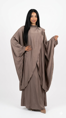 Serenity rok set satijn - taupe