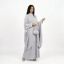 Serenity blouse met rok set - licht grijs