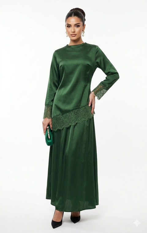 Velvet Wine Soirée - groen SQ01