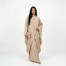 Serenity blouse met rok set - licht beige