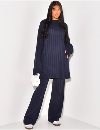 Oversized trui met wijde mouwen - 6011