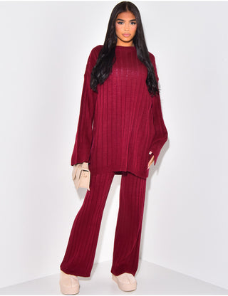 Oversized trui met wijde mouwen - 6011