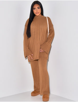 Oversized trui met wijde mouwen - 6011