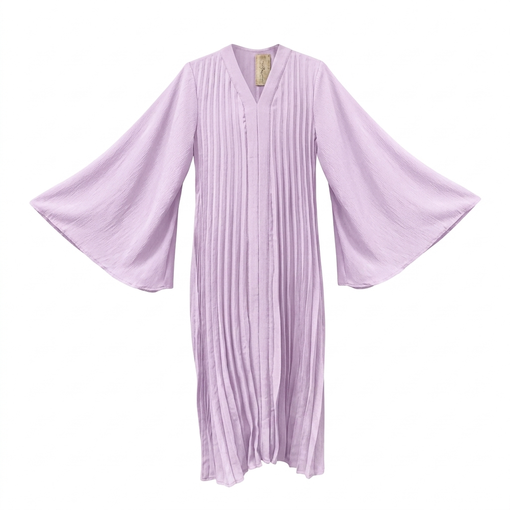 Flora wijde jurk - lila (limited color)