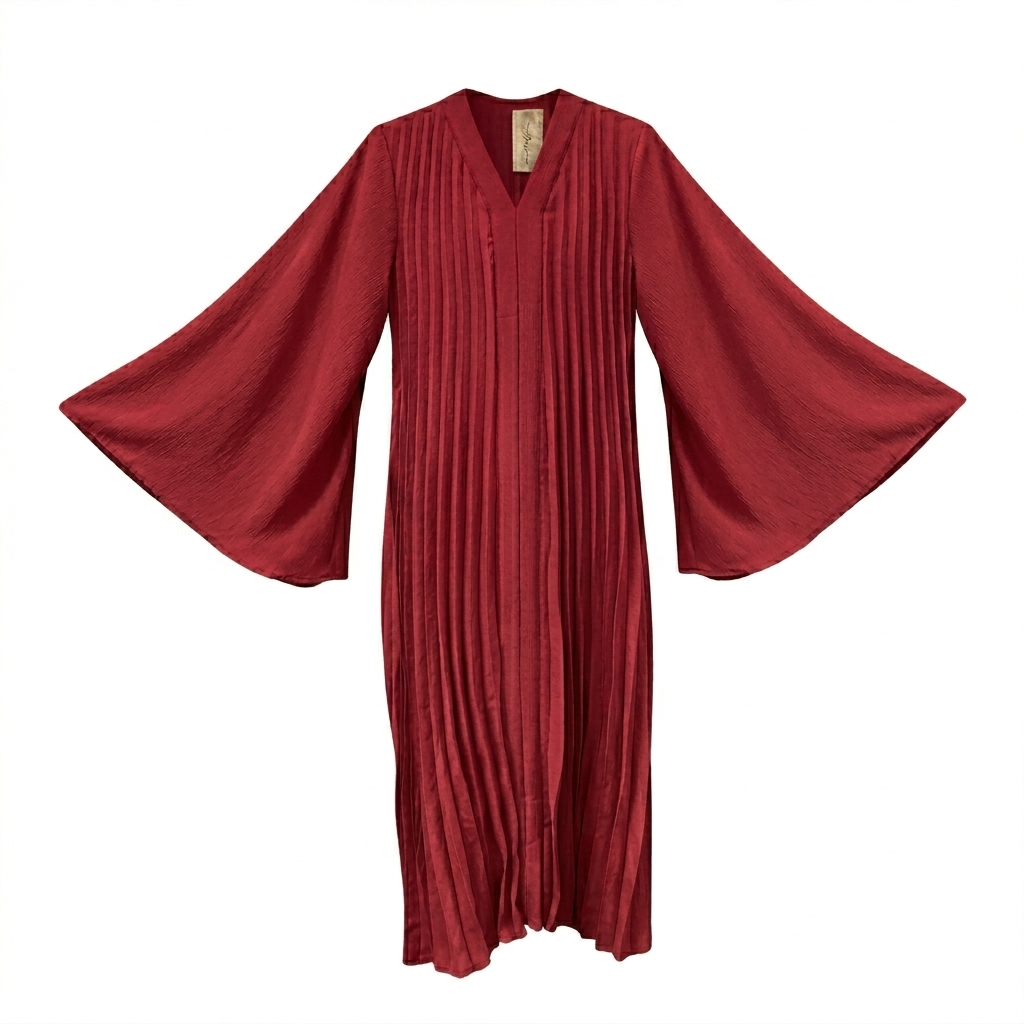 Flora jurk - deep red (limited color)