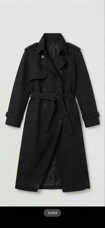 Trenchcoat black - 10285