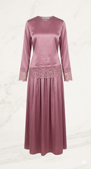 Velvet Wine Soirée - dark pink SQ01