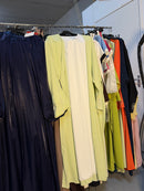 Jima groen en navy kimonos met onderjurk bloemen