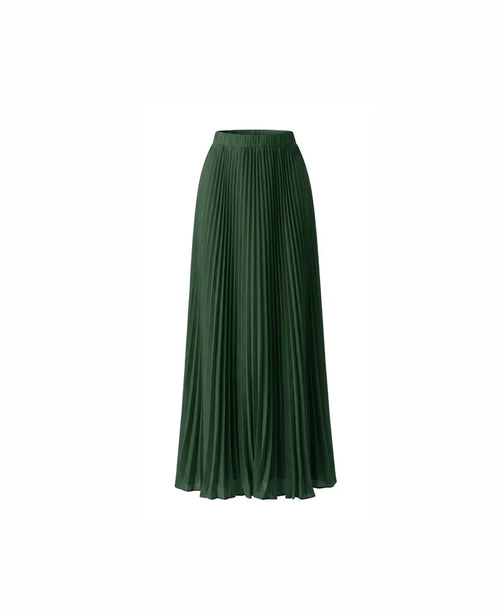 Rachida plisse rok donker groen