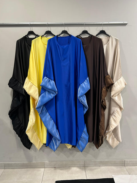 Abaya kaftan met franjes aan mouwen - 542200