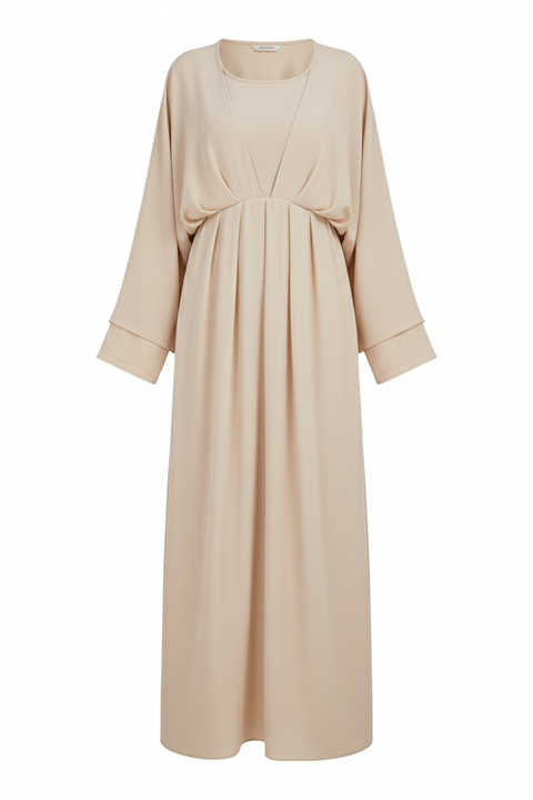 Cream Flow Maxi - abaya jurk