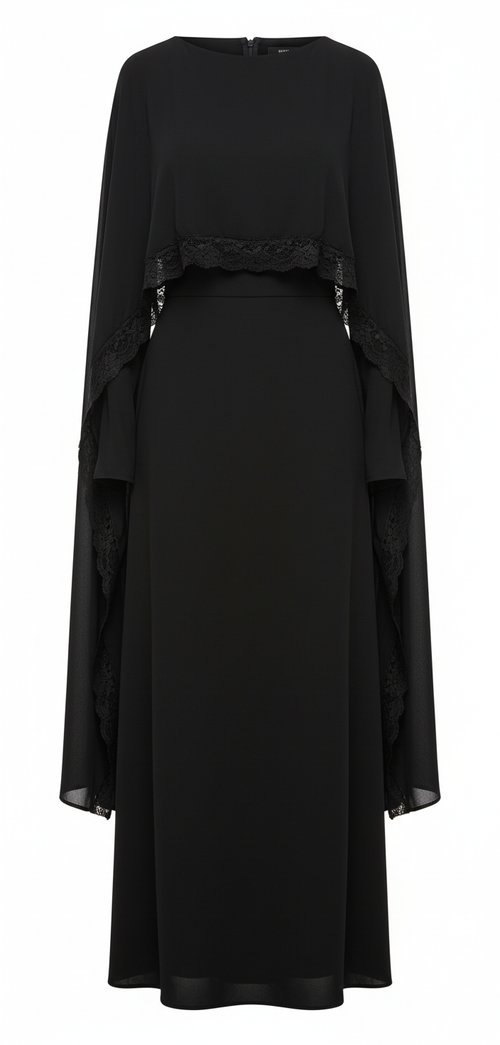 Robe de Soirée ‘Lace Luxe’ - black SQ82