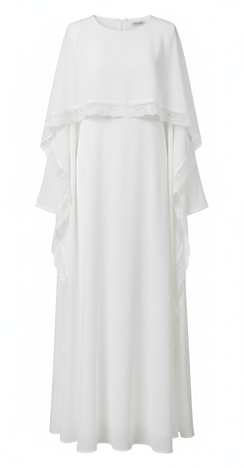 Robe de Soirée ‘Lace Luxe’ - wit SQ82