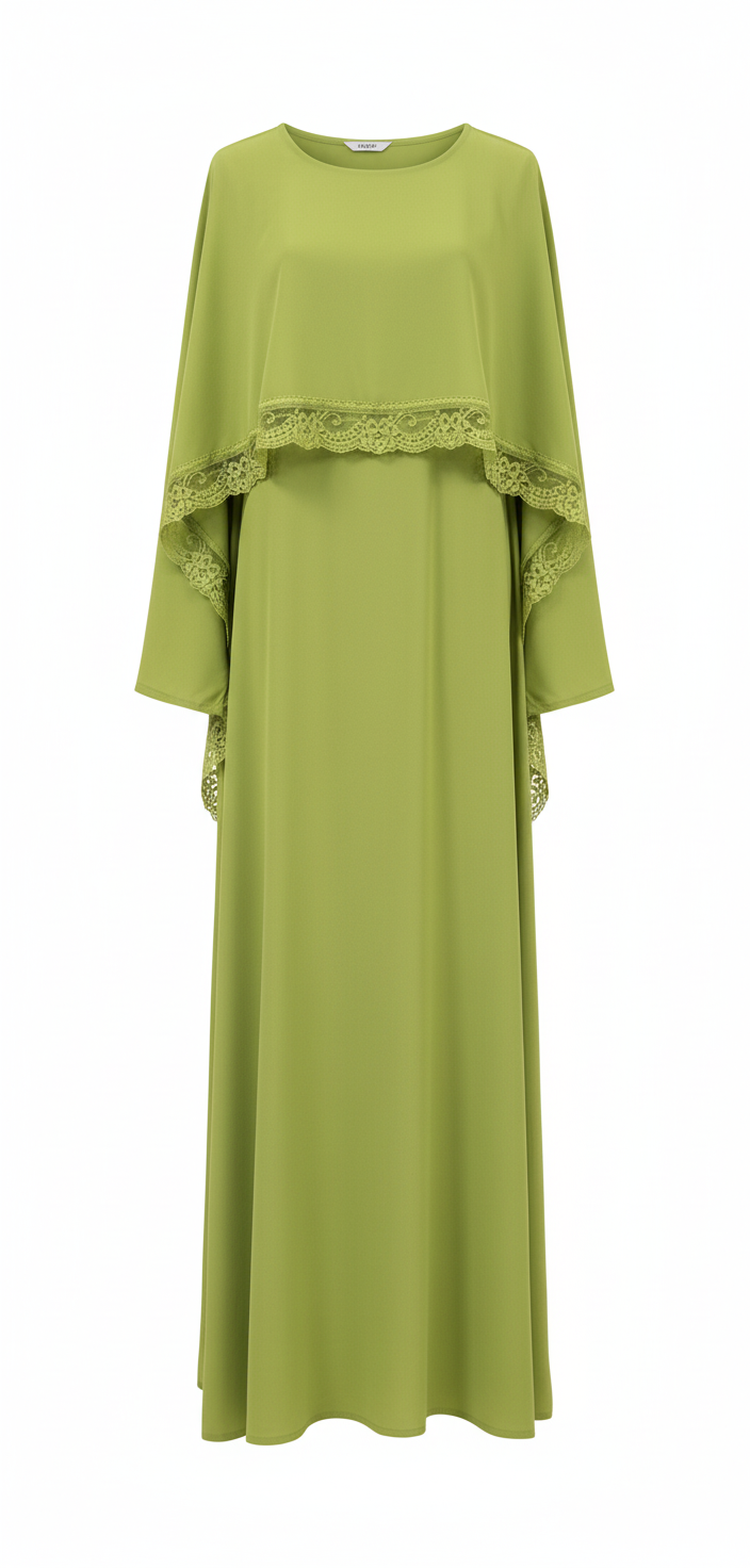 Robe de Soirée ‘Lace Luxe’ - groen SQ82