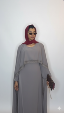 Robe de Soirée ‘Lace Luxe’ - taupe gray SQ82