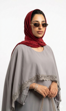 Robe de Soirée ‘Lace Luxe’ - taupe gray SQ82