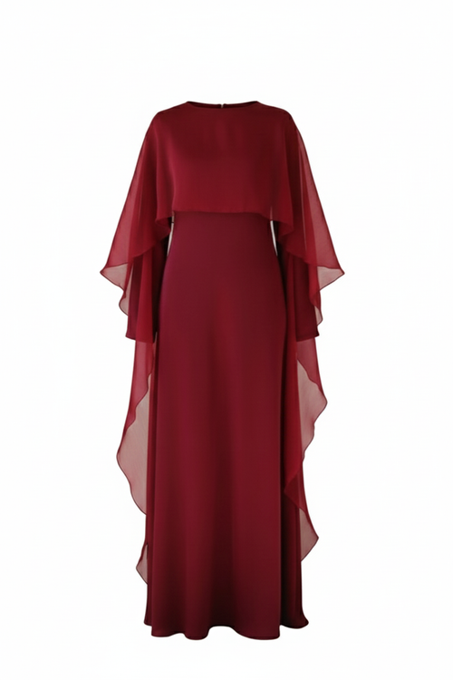 The Burgundy Aura Abaya - SK6641 launch 28 march