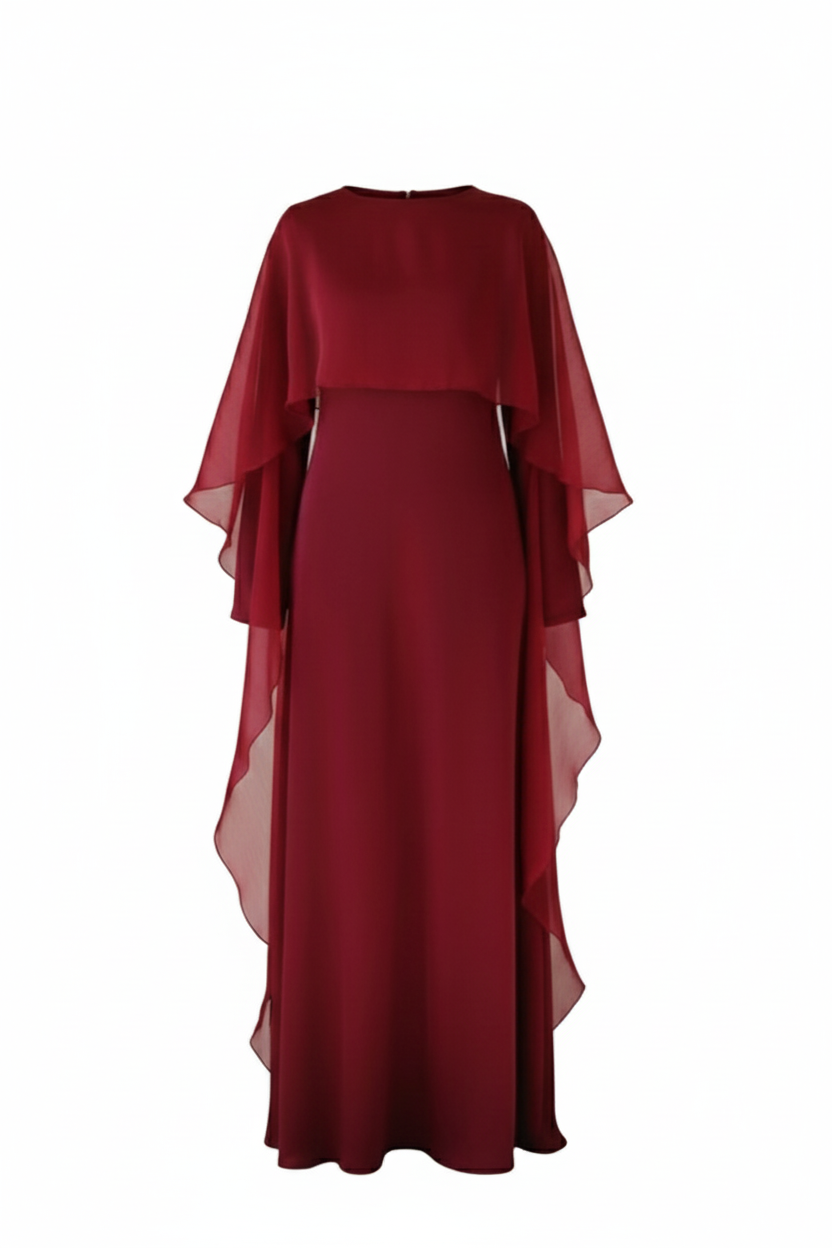 The Burgundy Aura Abaya - SK6641 launch 28 march
