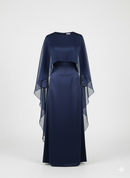 The navy Aura Abaya - SK6641 launch 28 march
