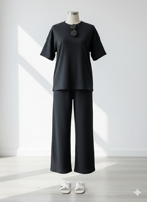 The crêpe aura - black